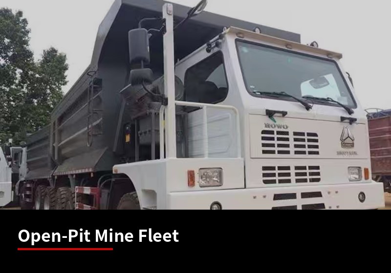 Open-Pit Mine Haul Truck Tire Support
